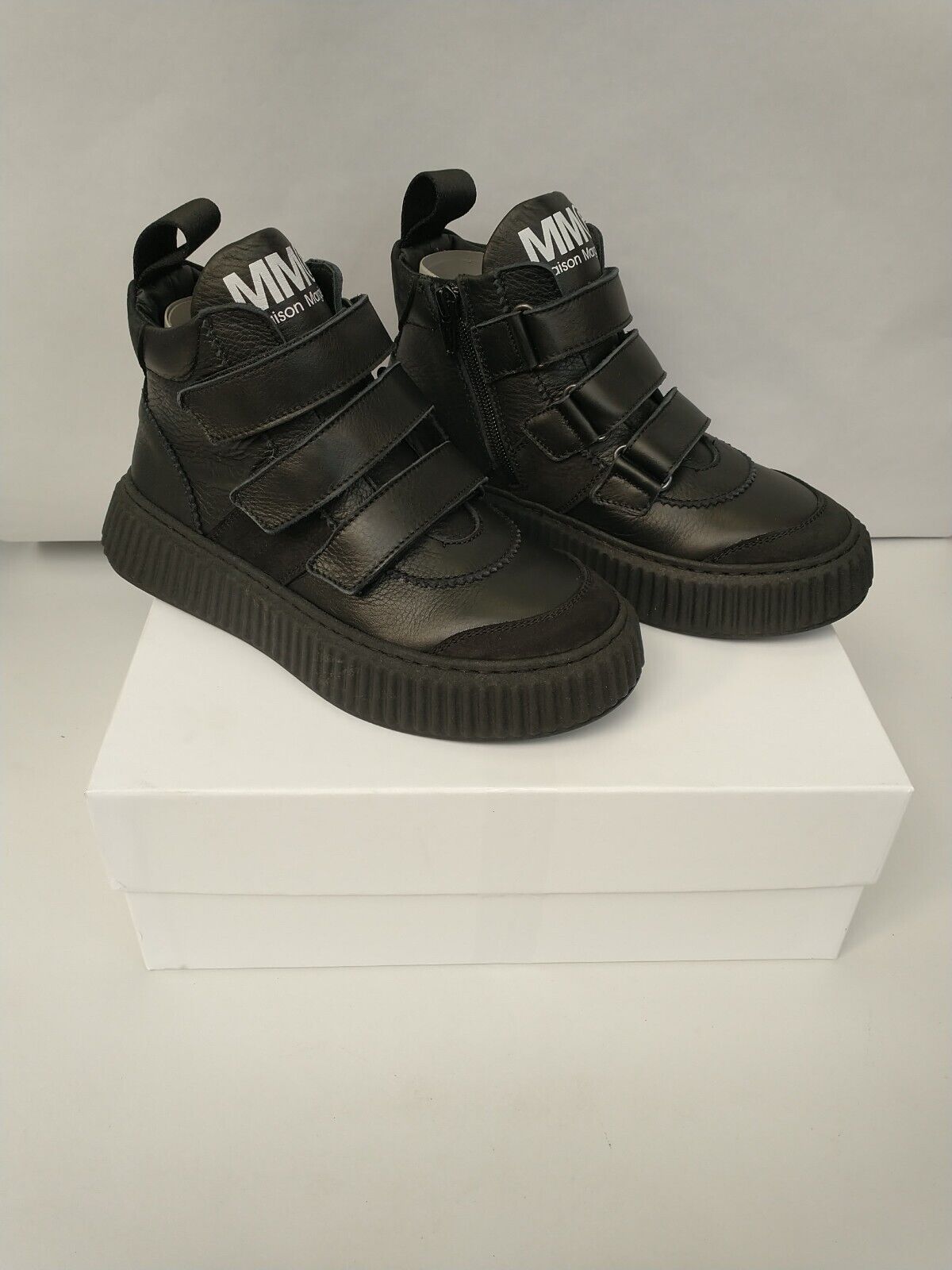 Maison Margiela MM6 High Top Shoes UK 1. Black **** RefVS1