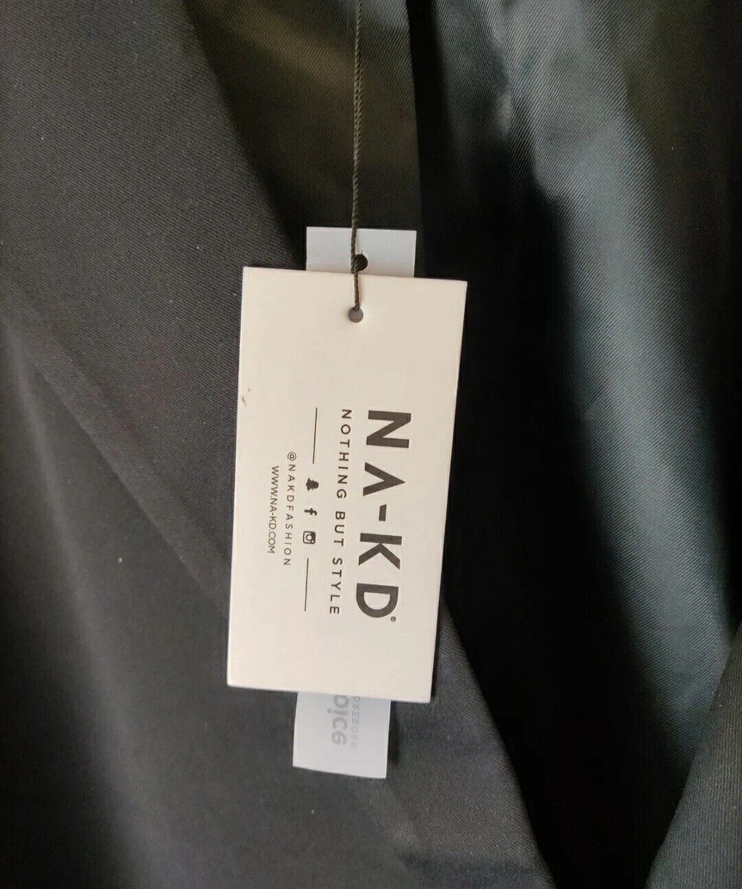 na-kd One Button Oversized Blazer Black Size 44****Ref V549