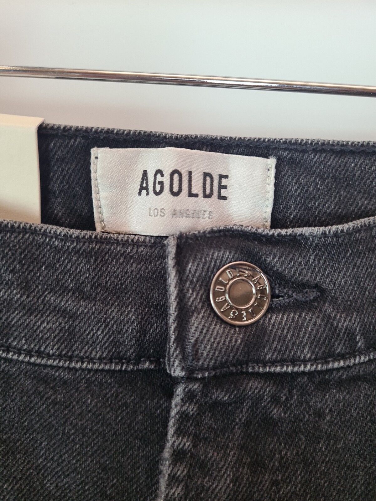 Agolde Toni Slim Fit Womens Black Jeans Size W27 **** V54
