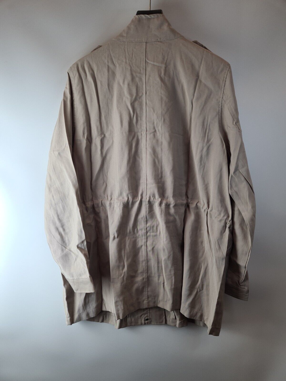 Fig And Basil Casual Military Jacket - Stone Size 14**** V333