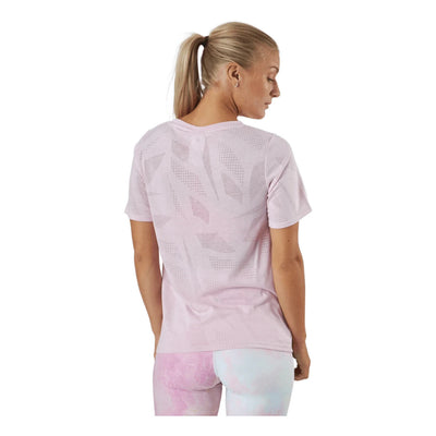 Reebok Ts Burnout Tee Frober Pink Size 1XL *** V437