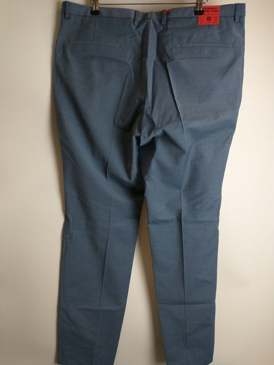 Hugo Boss Hesten 212X Blue Suit Trousers Size 28R