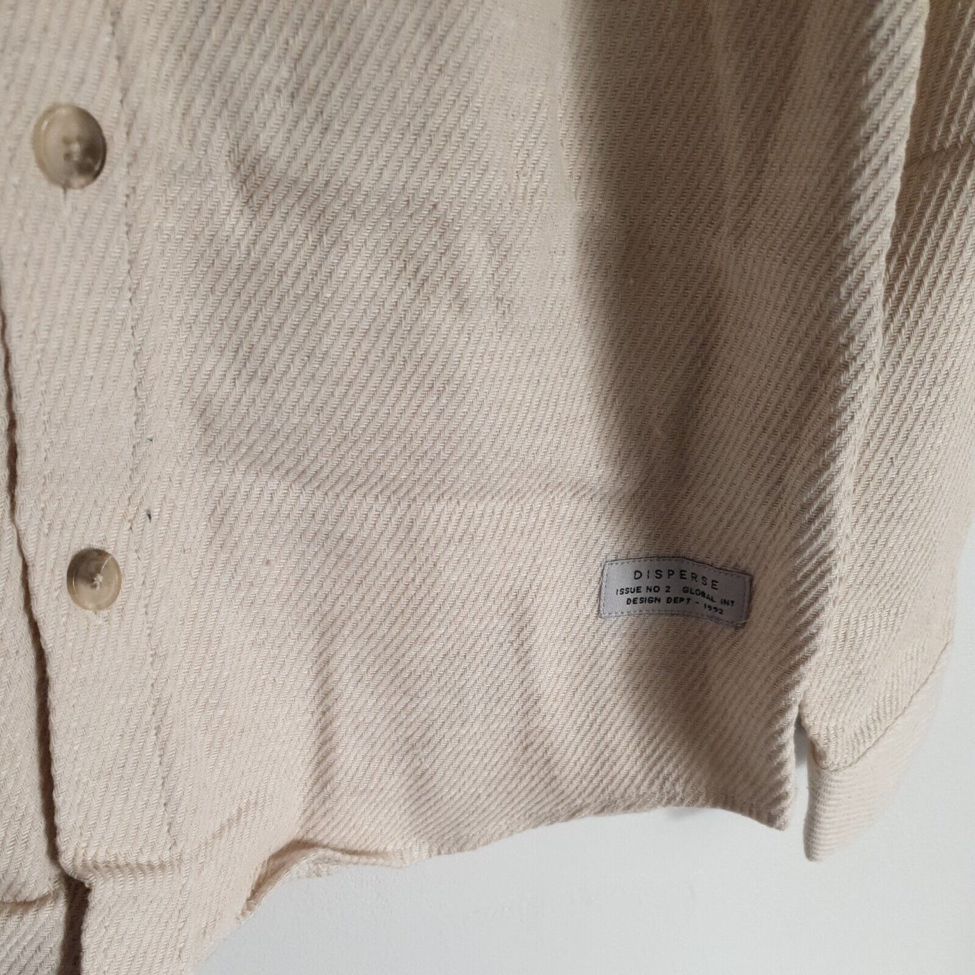 River Island Shirt Ecru Cream Size S****Ref V40