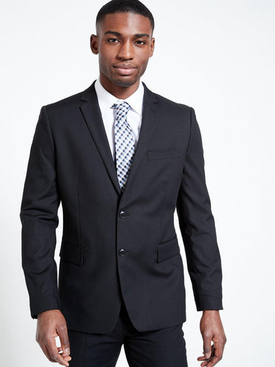 Very Men Black Slim Suit Jacket Size 38 Regular.