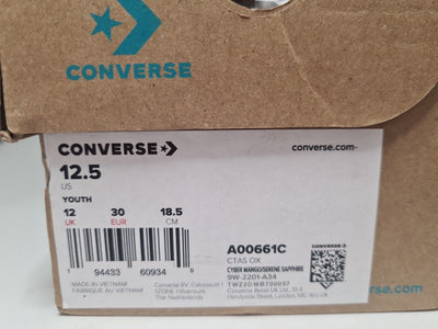 Converse Chuck Taylor All Star Happy Planet Size 12 Kids **** VS3