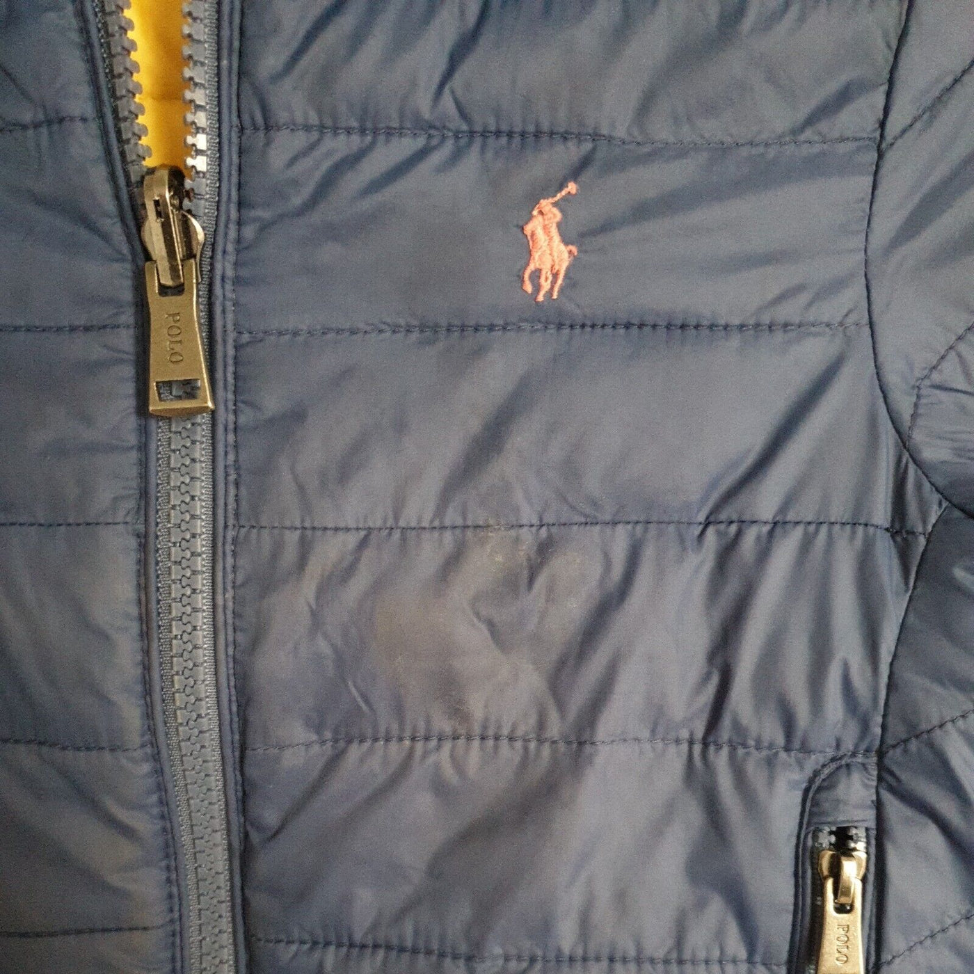 Boys Polo Ralph Lauren Nylon Synthetic Down Reversible Coat Uk 2yrs****Ref V359