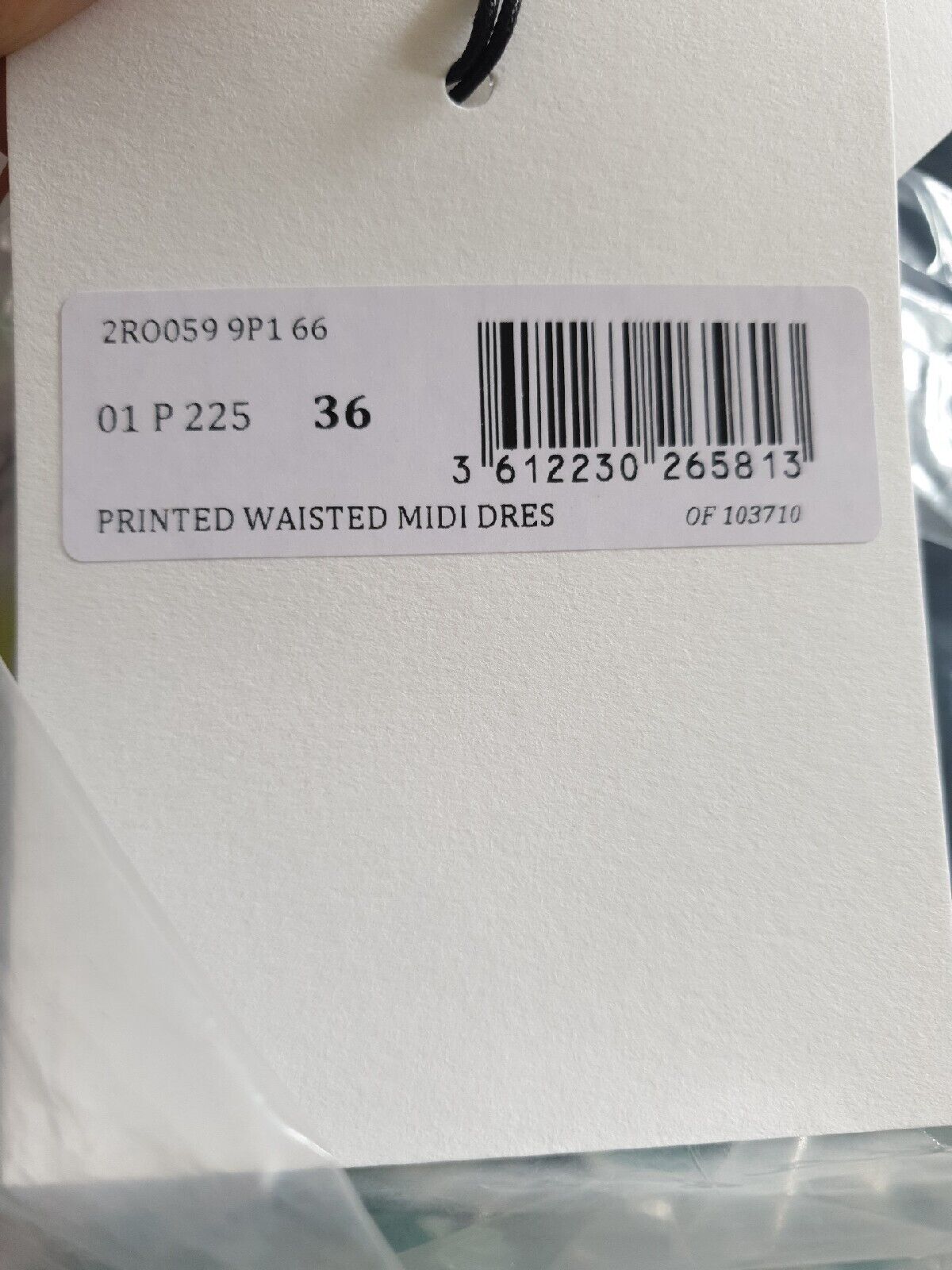 Kenzo Printed Waisted Midi Dress Size 36****Ref V435