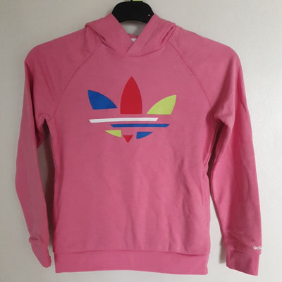 Adidas Hoodie Sweatshirt Girls Pink Uk10-11yrs****Ref V15