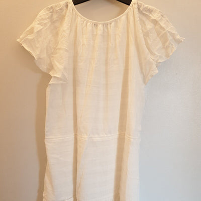 Womens White Tassel Midi Dress Size 12****Ref V276