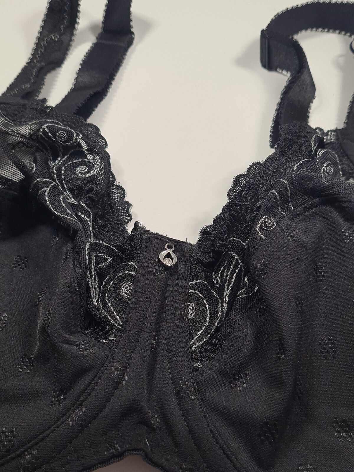 Fantasie Jocelyn Side Support Black Bra Size 34F **** V353