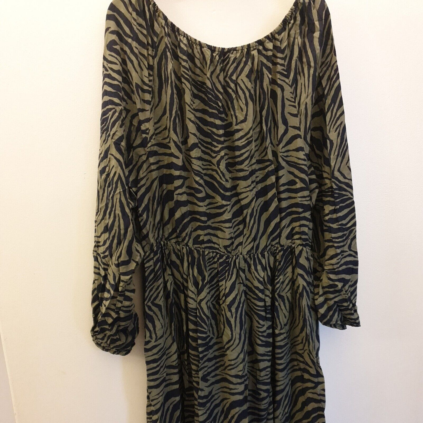 Womens Zebra Print Dress Uk16****Ref V276
