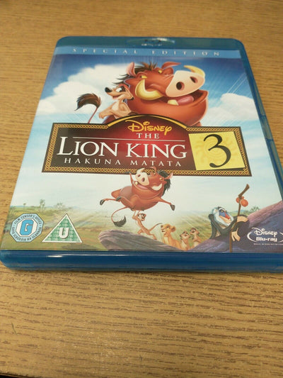 Blu Ray Disney The Lion King 3. Used. Ref Xbox3