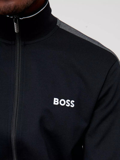 BOSS Tracksuit Funnel Neck Jacket - Black. UK S. ****V124