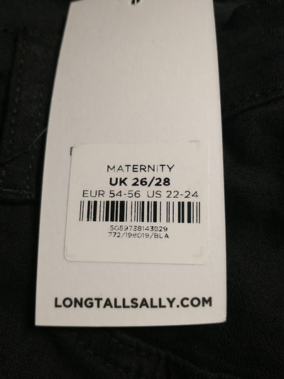 LTS Tall Maternity Black Stretch Jenny Jeggings Size 26/28 **** V83