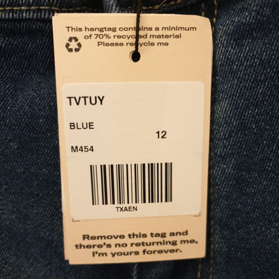 missguided 12 Blue Jeans Straight Leg Womens****Ref V42