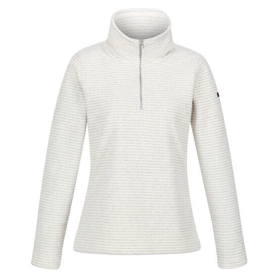 Regatta Women's Light Vanilla Solenne Half Zip Fleece Size 14 ** V357