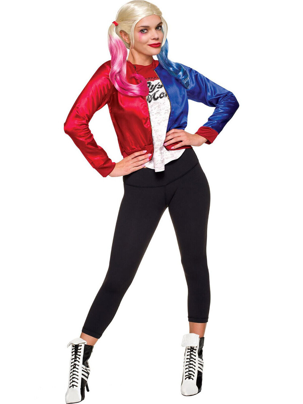 Suicide Squad Harley Quinn Jacket and Top. Size Medium **** V450