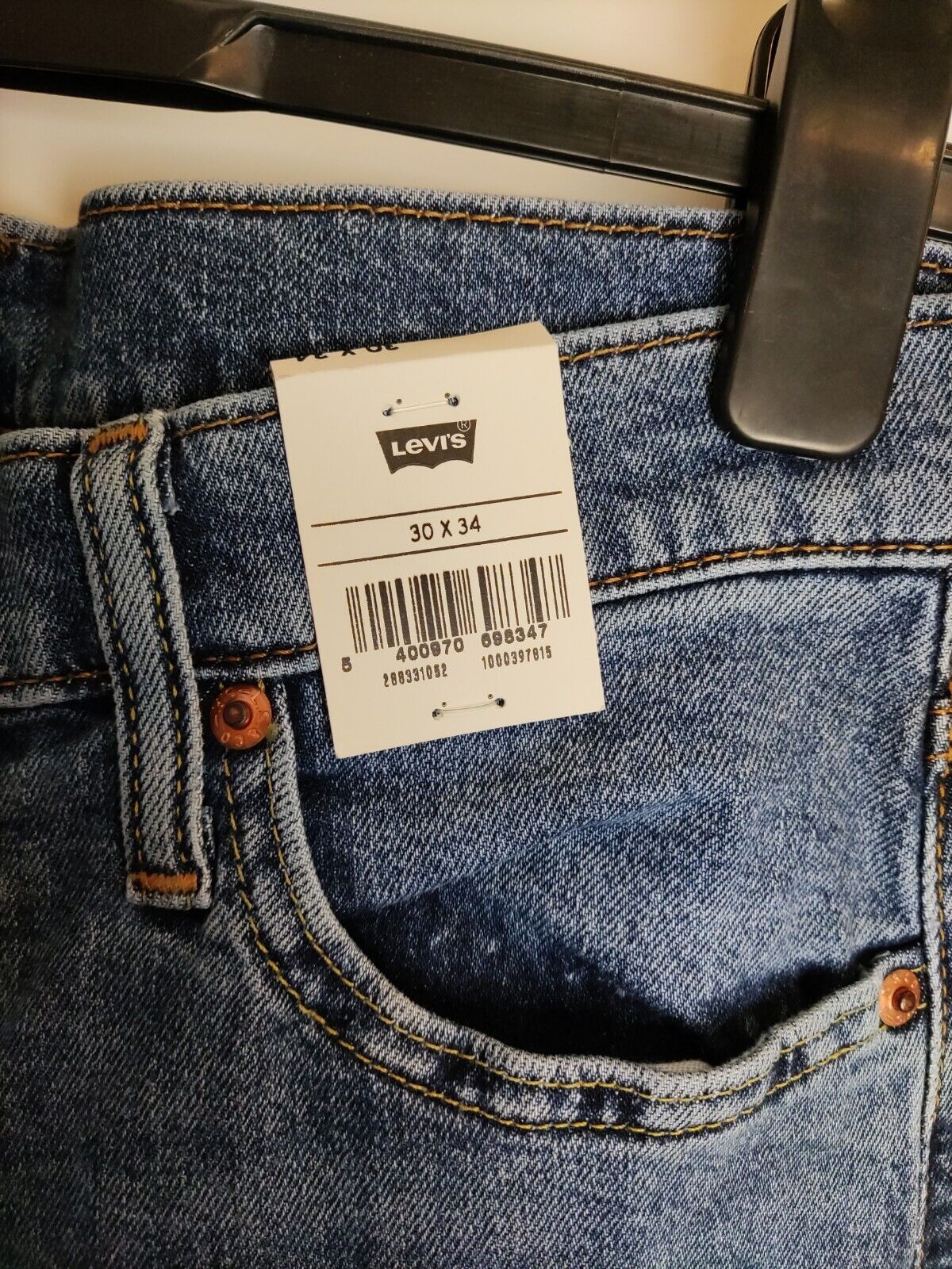 Levi's 512 Slim Taper Jeans - Midtown Blue. W30 L34