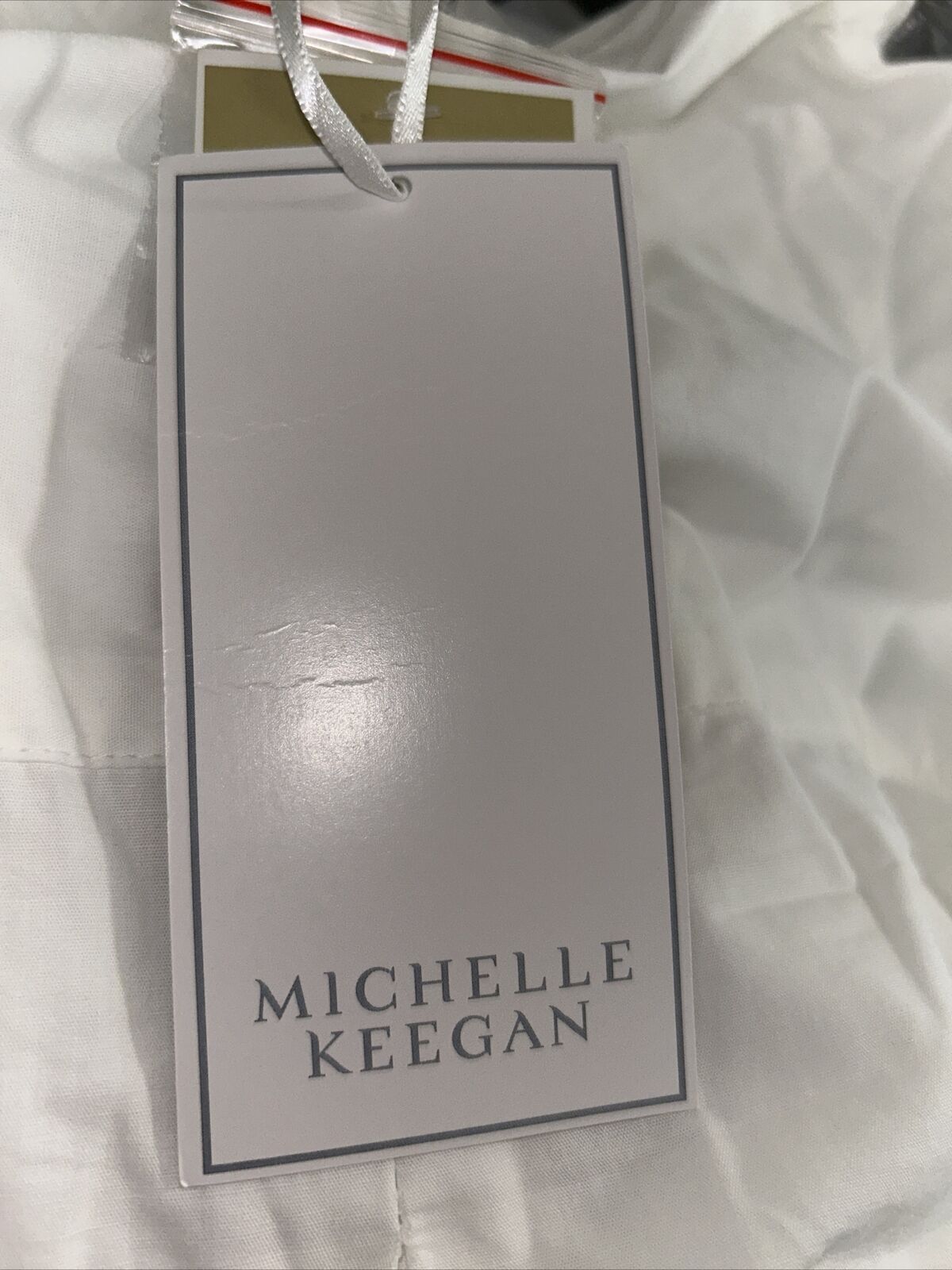 Michelle Keegan Oversized Shirt Long Sleeve - White. UK 8.
