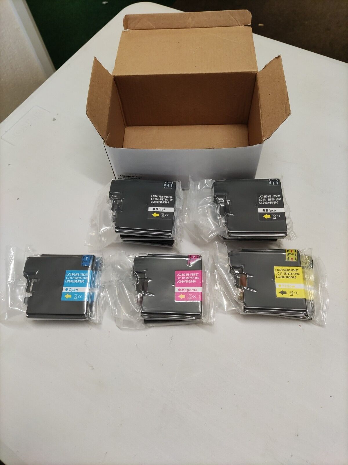 Compatible Brother LC980/985 Ink Cartridge Multipack BK x 6 C/M/Y x2. Ref T7