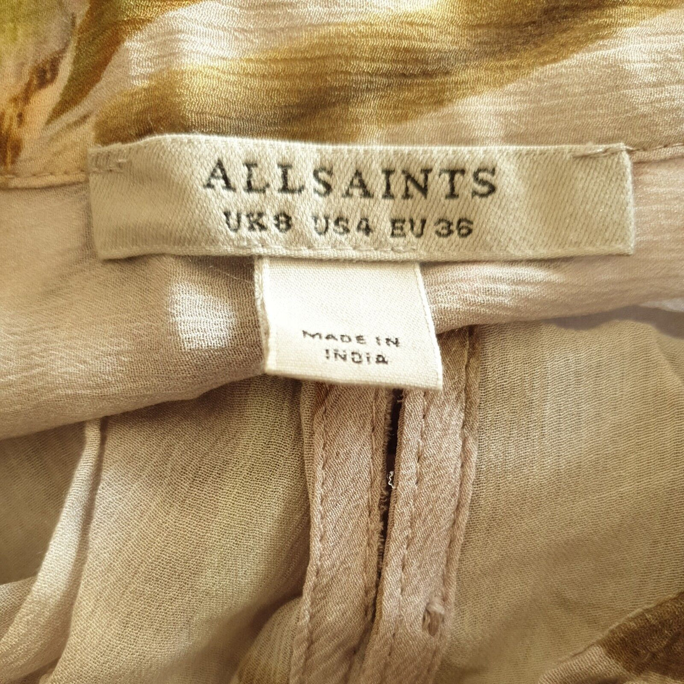 All Saints Floral Print Blouse Size 8****Ref V187
