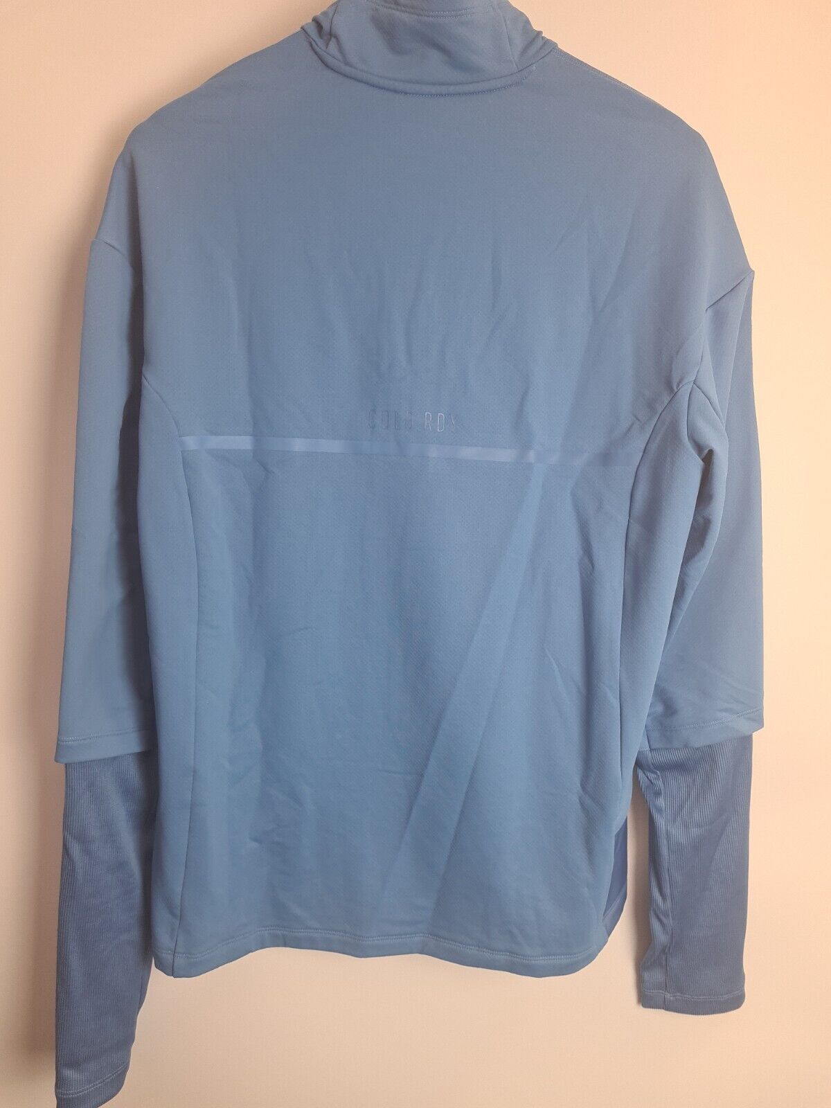 Adidas Cold.Rdy Blue Cover Up Half Zip Jumper Women's Size Large **** V26