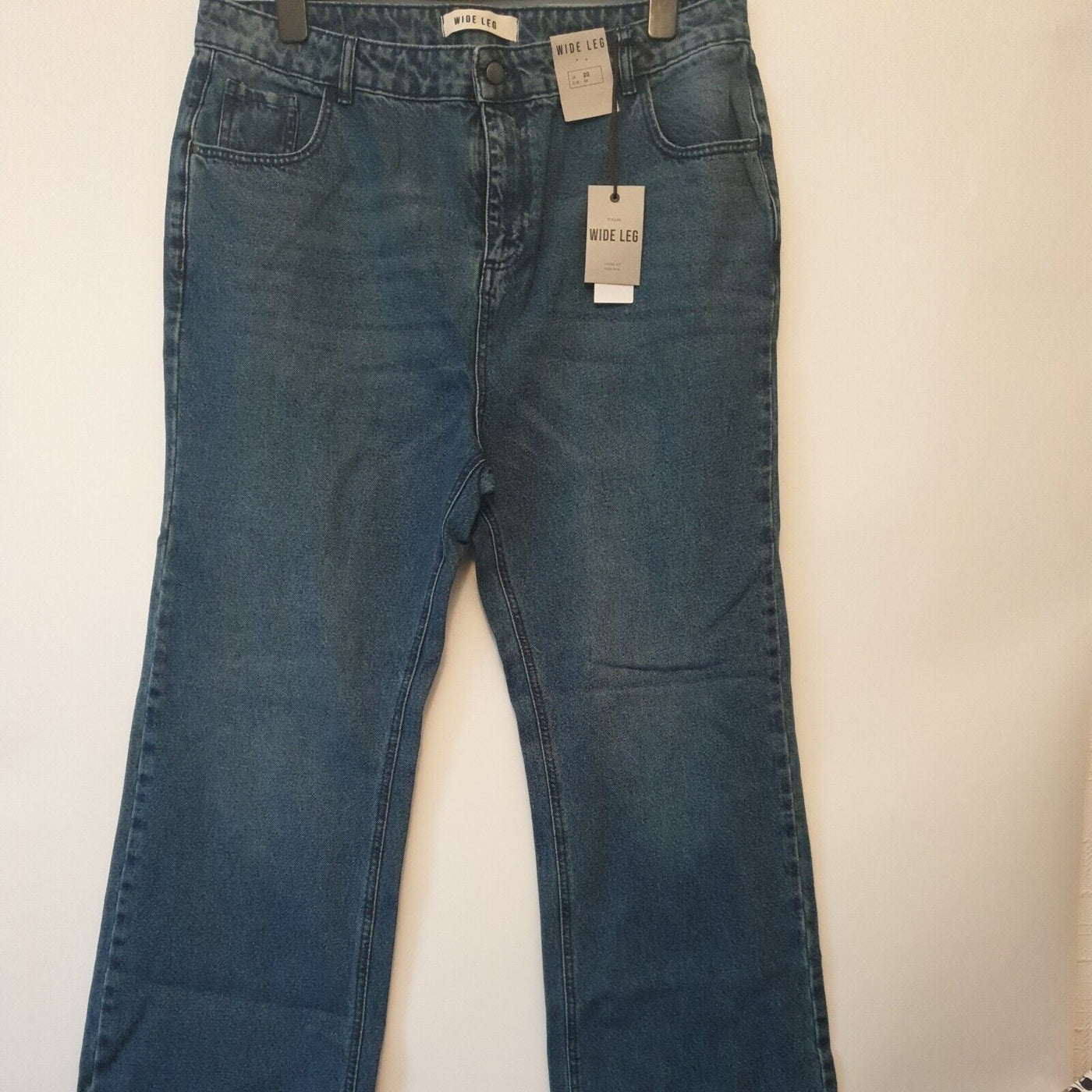Yours Wide Leg Jeans Loose Fit High Rise Uk 18 ****Ref V552