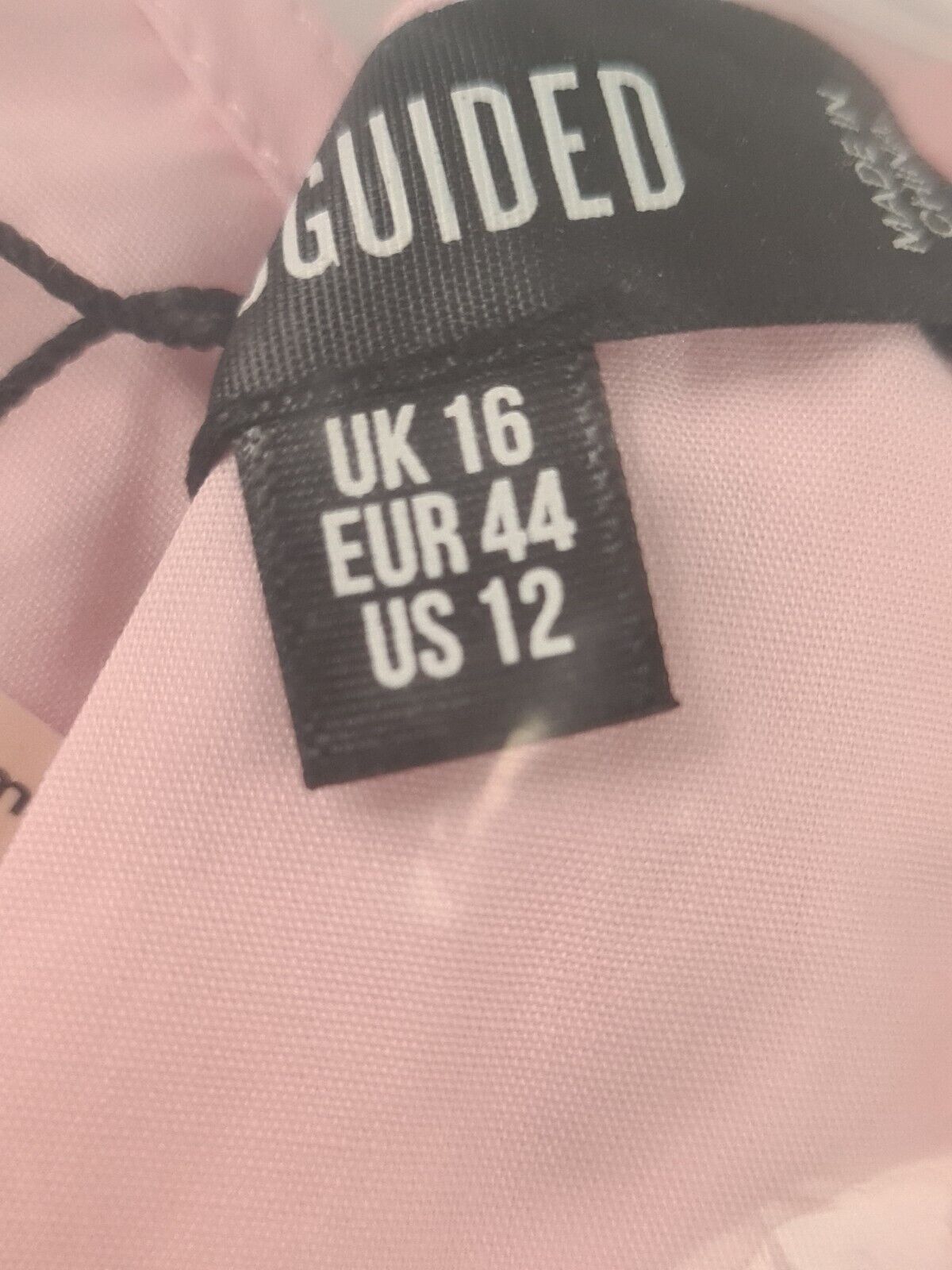 Missguided Frill Smock Pink Dress. UK Size 16 ****Ref V35