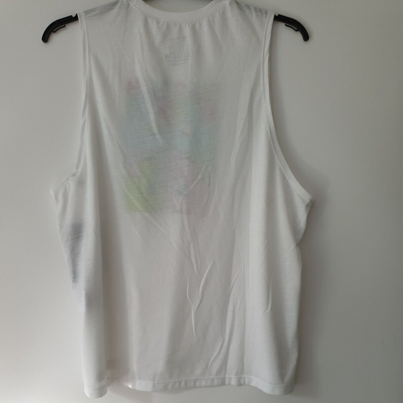 Reebok Tshirt Muscle Graphic Tank-quirky White Uk2XL****Ref V26