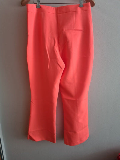 River Island Coral Hyper Brights Trousers Size 14 Petite BNWT Ref****V506