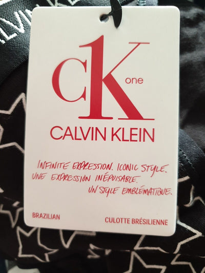 Calvin Klein Outline Star Brazilian Briefs Black Uk Small****Ref V535