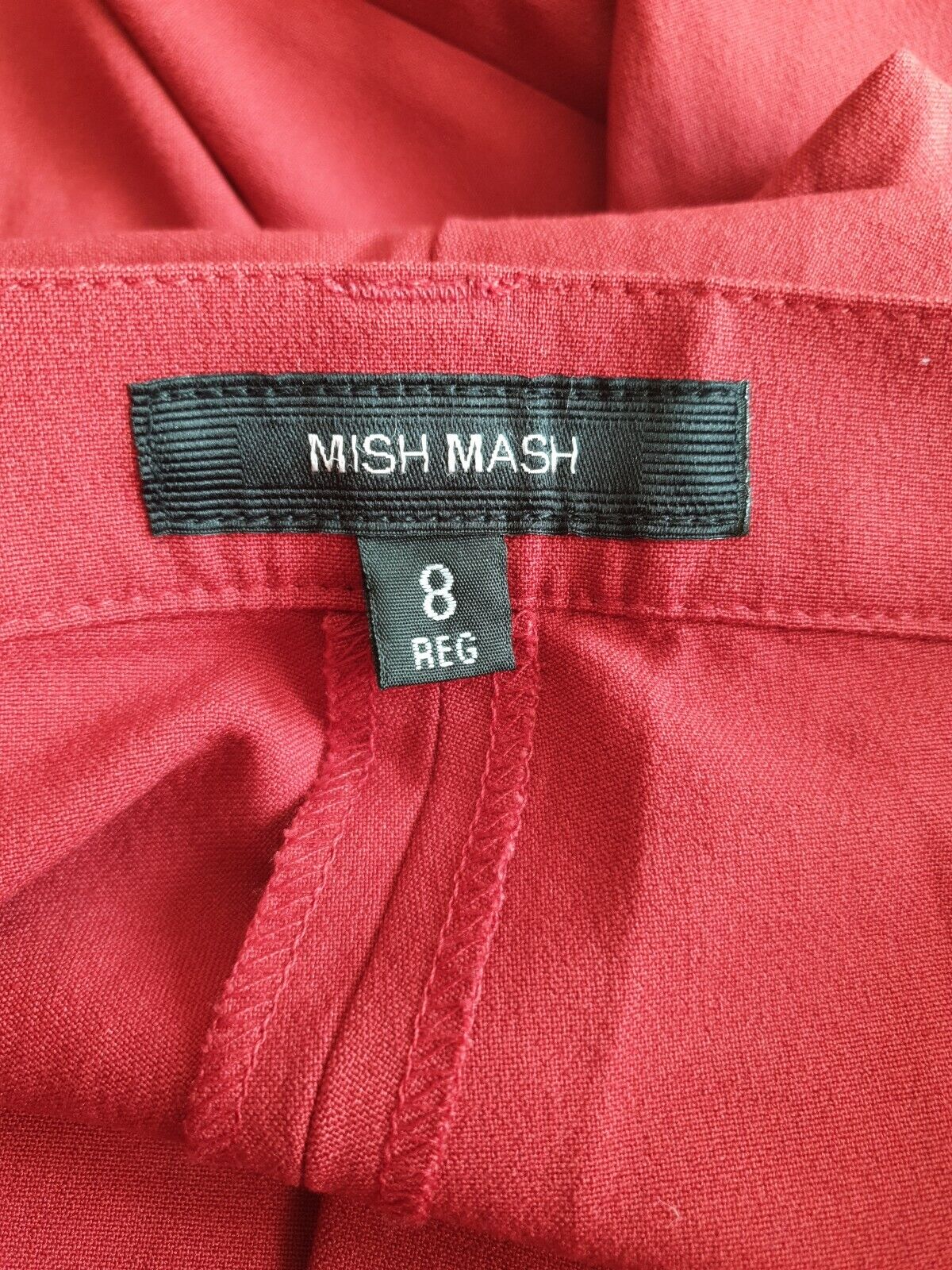 Mish Mash Trousers Red Size 8 Ref Lb7