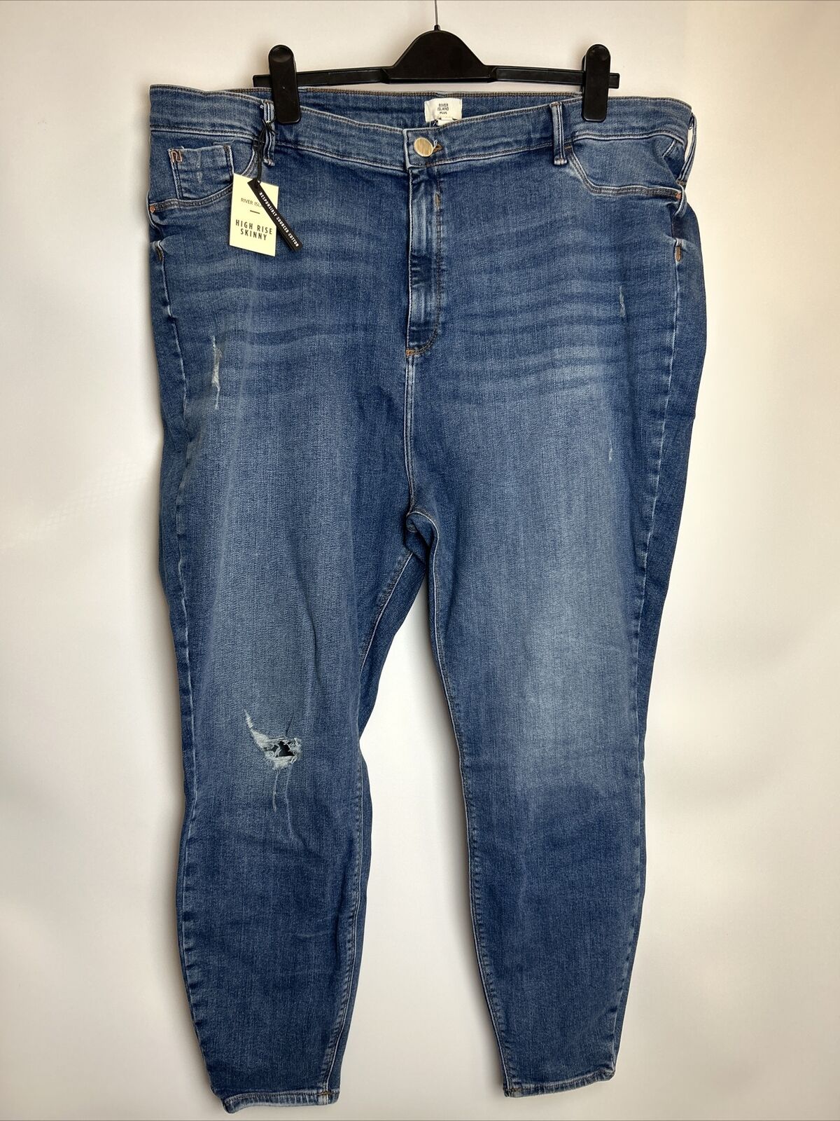 River Island High Rise Skinny Womens Jeans Size 28  **** Ref V72