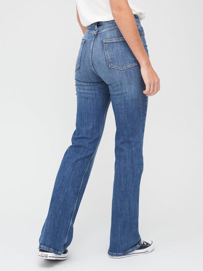 Women's Forever Relaxed Bootcut Jeans - Mid Wash. UK 18 **** Ref V486