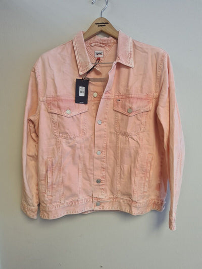 Tommy Jeans Oversize Trucker Jkt Pink Size XL BNWT Ref *** V518