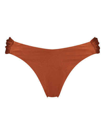 Hunkemoller Burnt Henna Sahara High Leg Bikini Briefs Size Medium ** V373