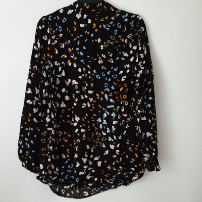 Fig & Basil Button Front Animal Print Shirt Size 8****Ref V40