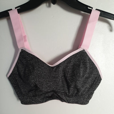 Pour Moi Energy Underwired Lightly Padded Sports Bra Grey/Pink **** V109
