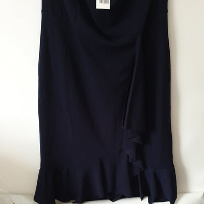 Quiz Curve Navy Scba Crep Dress Navy Size 26****Ref V235