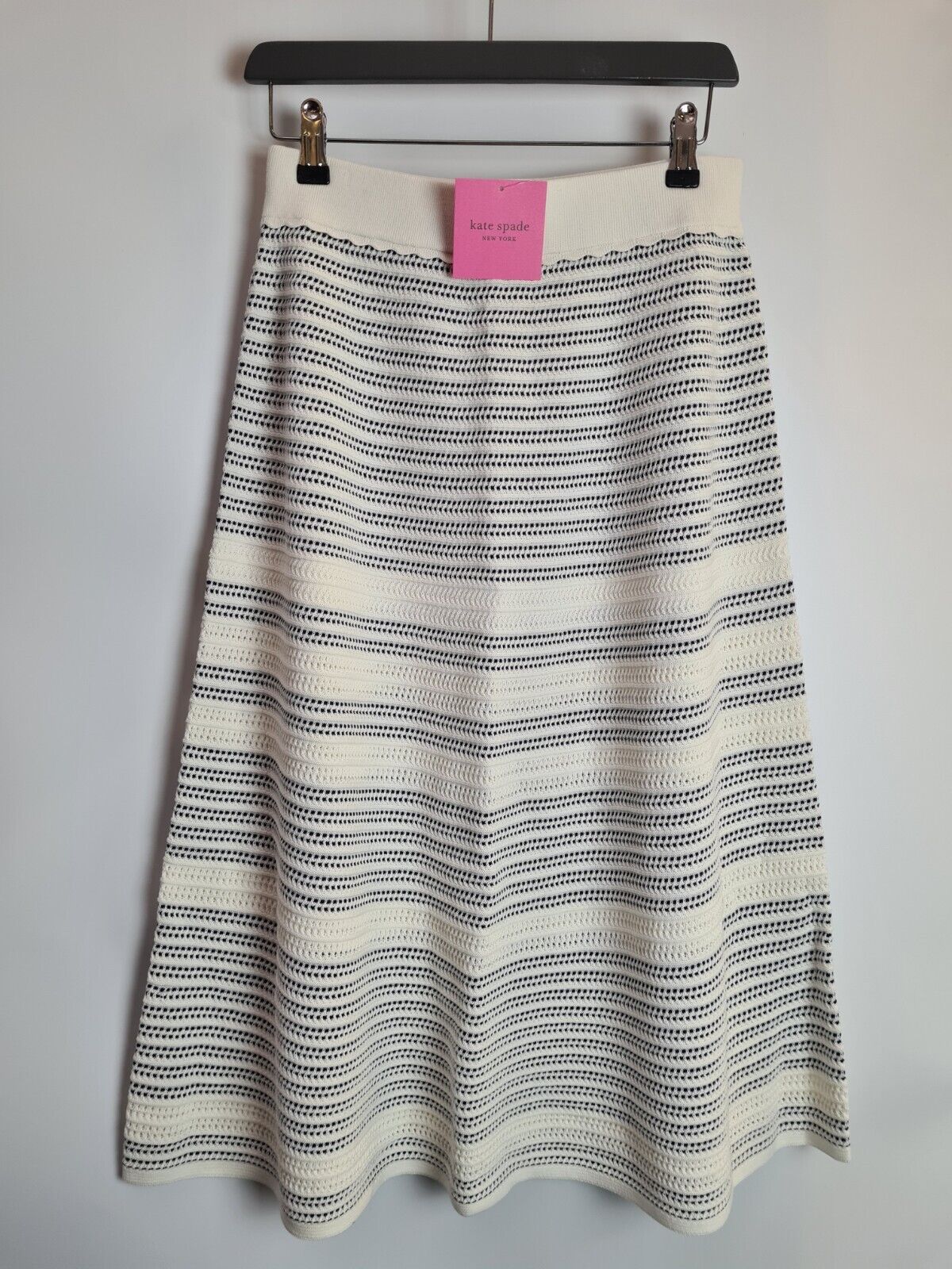 Kate Spade Striped Knit Skirt Size Medium **** V80
