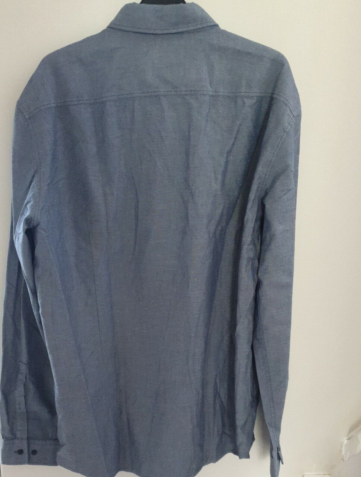 Hugo Boss Casual Slim Fit Shirt- Blue. UK XS