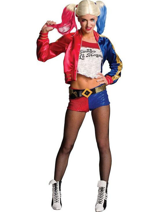 Suicide Squad Harley Quinn Adult Full Costume Size Medium **** V450