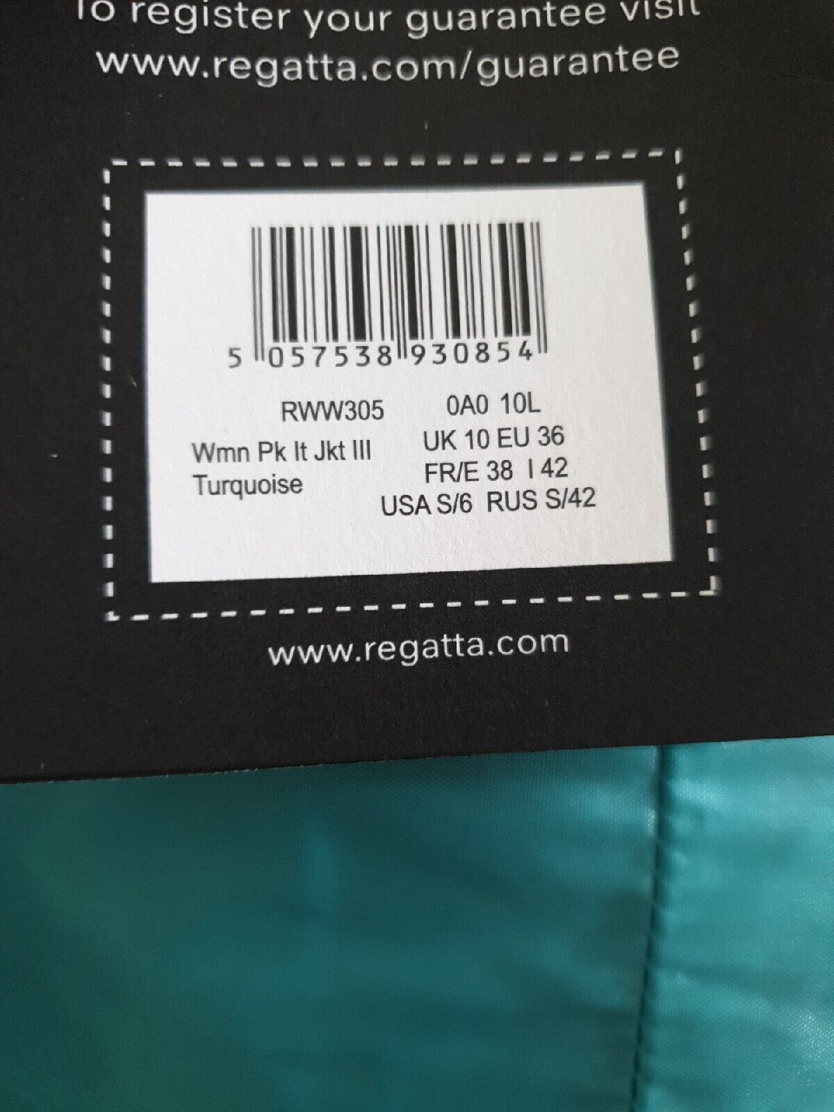 Regatta Pack-it Jacket III Uk10****Ref V420