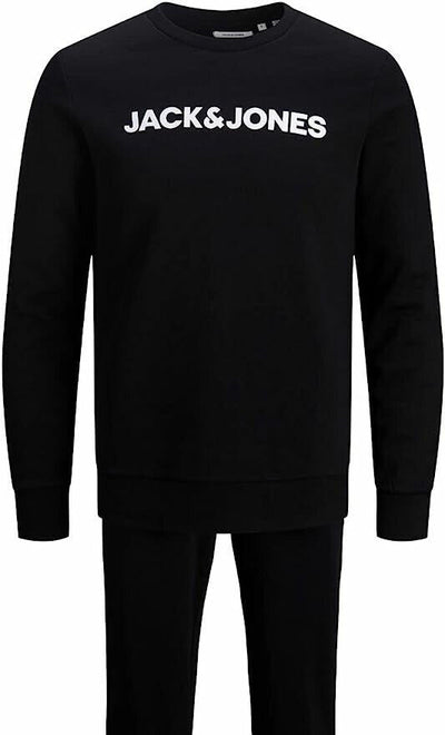 Jack & Jones Men's Black Jaclounge Set Noos Pajama Size Medium **** SW28