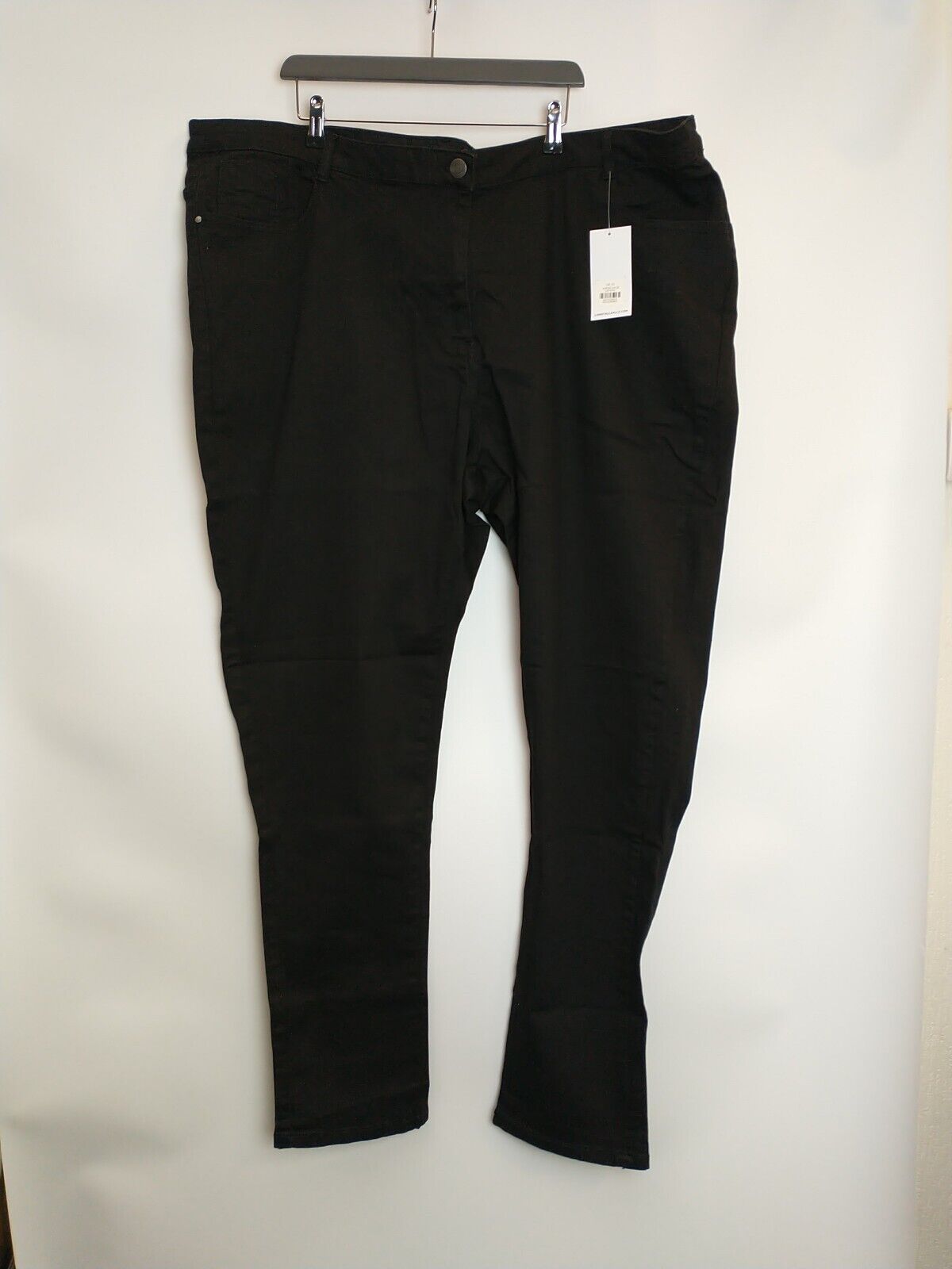 Long Tall Sally Straight Legged Jeans. Black. UK 32. ****V36