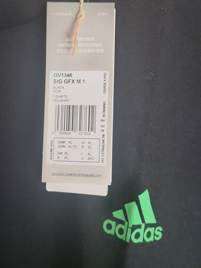 Adidas SIG GFX Black T-Shirt Size XL **** V32