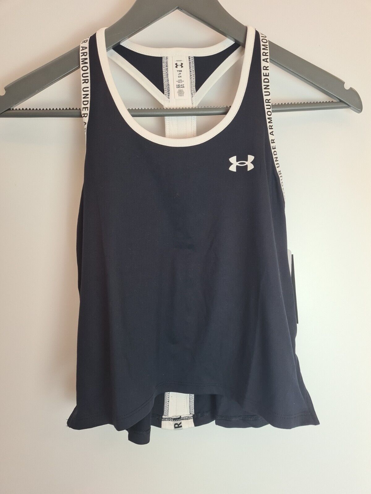 Under Armour Girls' Fitness Knockout Tank Top Junior Size S/M 7-8 Years **** VA1