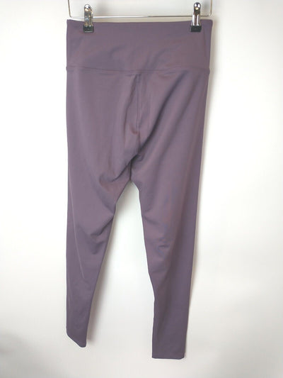 Women Purple Gym Leggings Size Large **** Ref V449