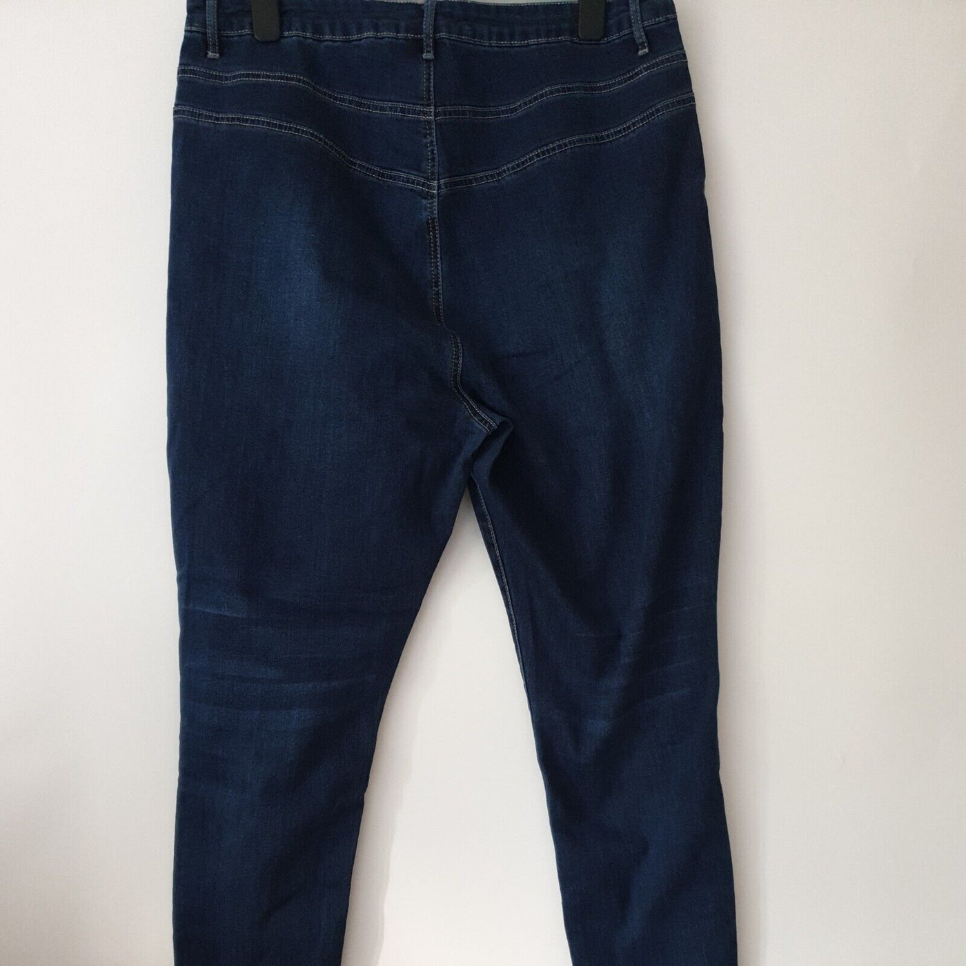 Missguided Plus Blue Jeans Sinner W Seam Detail Uk20****Ref V79