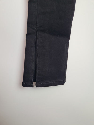 We The Free Riley Slit Skinny Black Jeans Size 29 **** V350